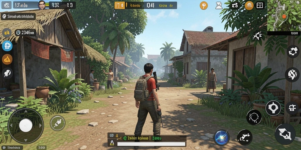 Gameplay <strong>234E</strong> yang menarik dan interaktif mendominasi layar.