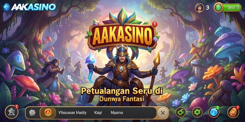 Tampilan gameplay menakjubkan dari AAKASINO dengan berbagai petualangan menantang.