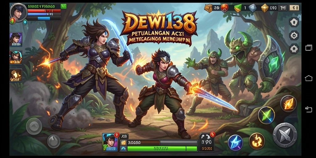 Tampilan menarik dari gameplay seru DEWI138.