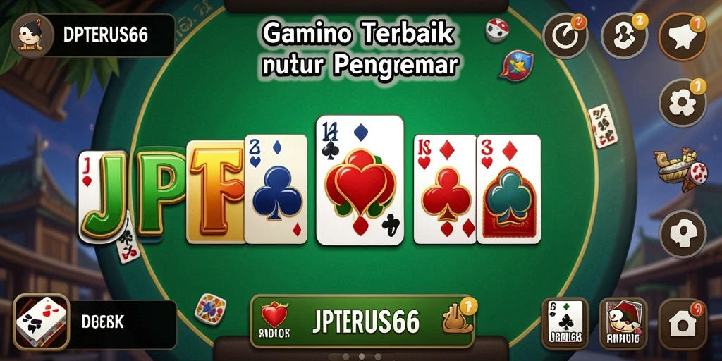 Tampilkan gameplay seru dari permainan Domino JPTERUS66.