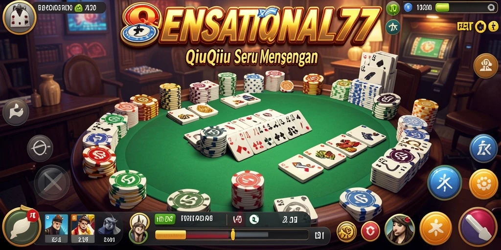 Tangkapan layar gameplay QiuQiu yang seru dan menarik.