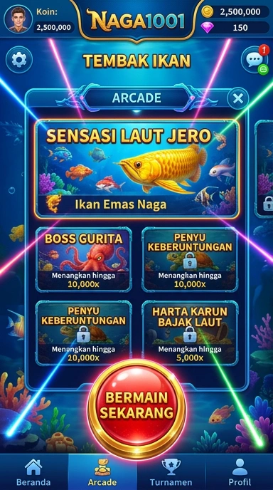 Tampilan antarmuka aplikasi naga1001 yang intuitif memudahkan pengguna.
